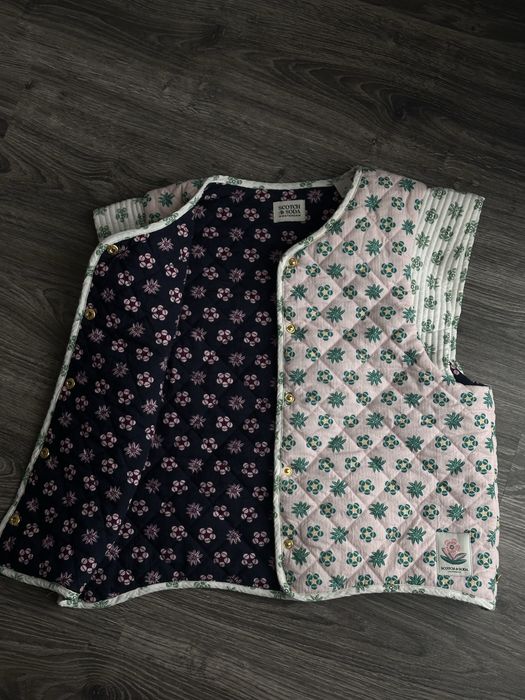 двохсторонній жилет печворк стьобаний SCOTCH & SODA