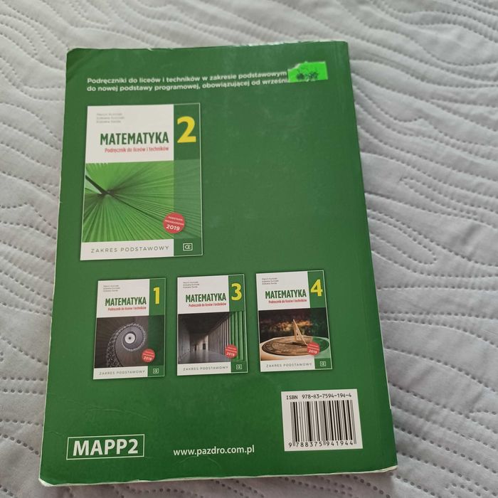 Matematyka 2 podręcznik