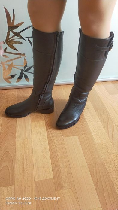 Сапоги зимние женские 37 размер. Италия. Оригинал. Дешево !!