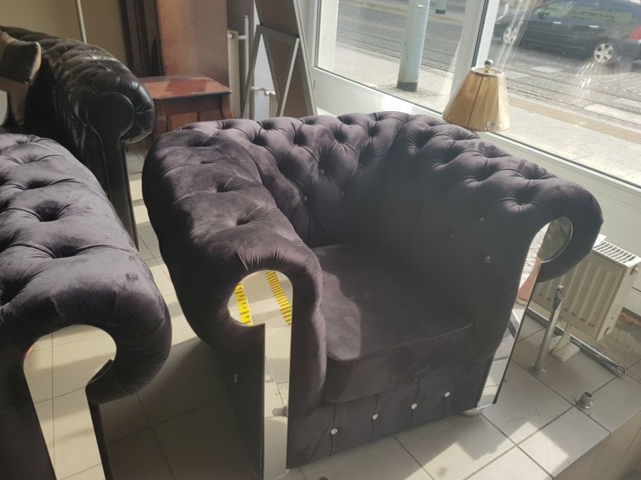 Zestaw Chesterfield Mirrore 3+1+1