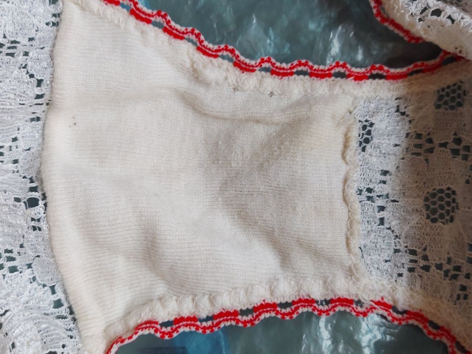 Stare majtki koronkowe damskie z czasów PRL rozmiar S /M