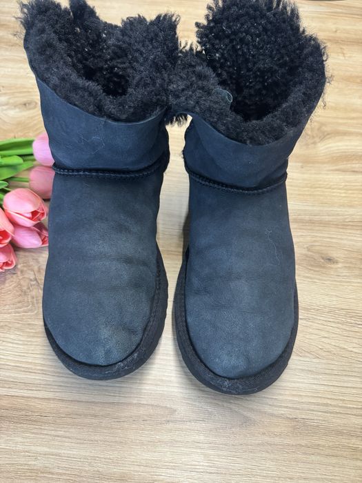 Botki śniegowce UGG czarne roz. 39 – wada z tyłu, oryginalne