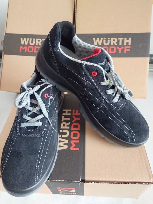 Buty robocze WURTH półbuty ochronne NEW AIR BLACK S1P SRC ESD roz. 46