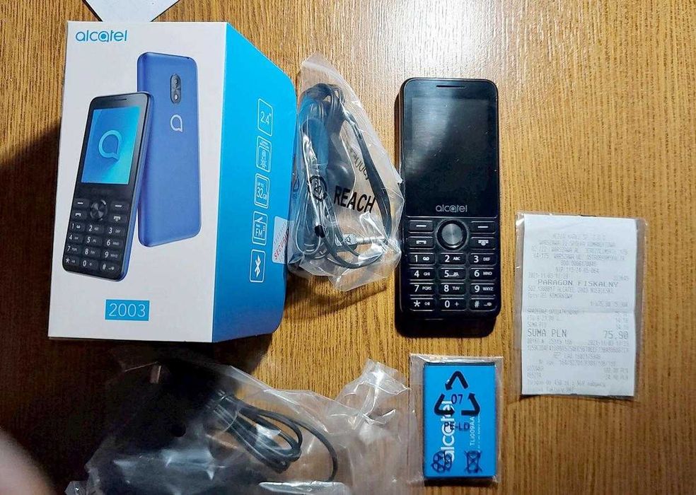 Telefon klasyczny Alcatel TCL 2003D na dwie karty SIM bez simlock