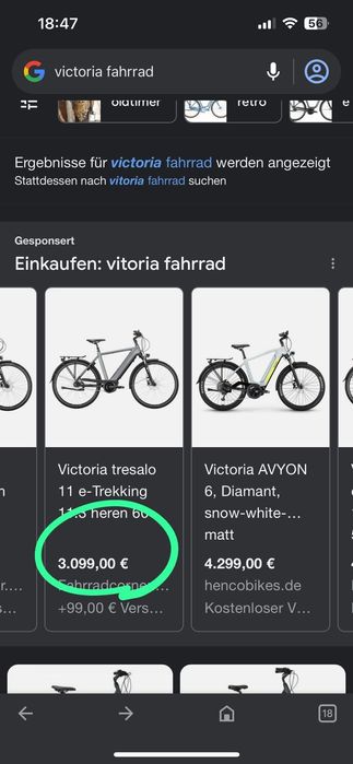 E Bike Victoria H 11.4 etrekking