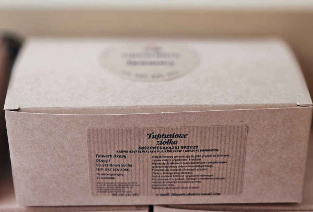 Gryzobox brzozowy - suszone gałązki brzozy dla królika i gryzonia 100g