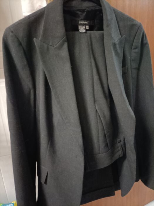 Fato zara n 38 cinza