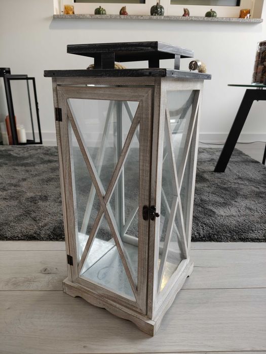 Duże Lampiony drewniane