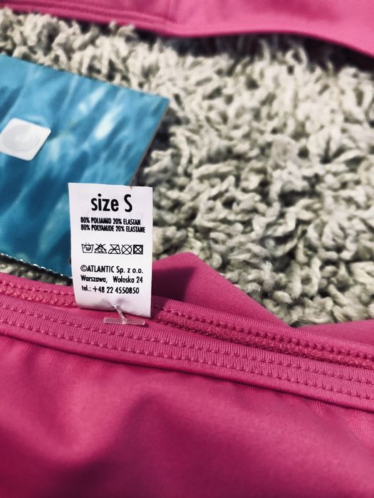 Atlantic różowy strój kapielowy S 36 nowy bikini dwuczęściowy