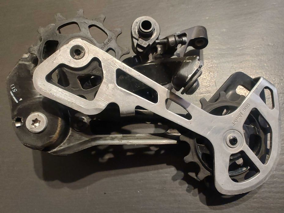 Przerzutka tylna Shimano RD-M8100 SGS +wózek od XTR +tytanowe śruby