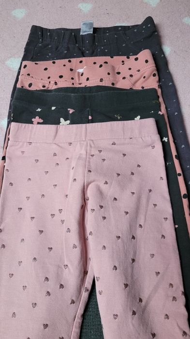 Zestaw spodni ocieplanych 110-116 H&M