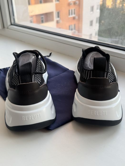 Кросівки Berluti Fast Track Leather & Knit