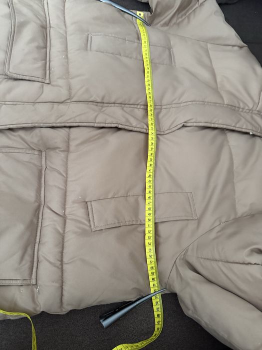 Bezowy  puchowy. plaszcz H&M roz M
