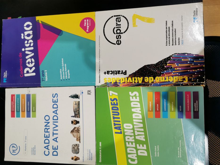 Cadernos de atividades 7 ano