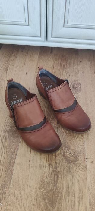 Botki skórzane damskie Jana rozm 39