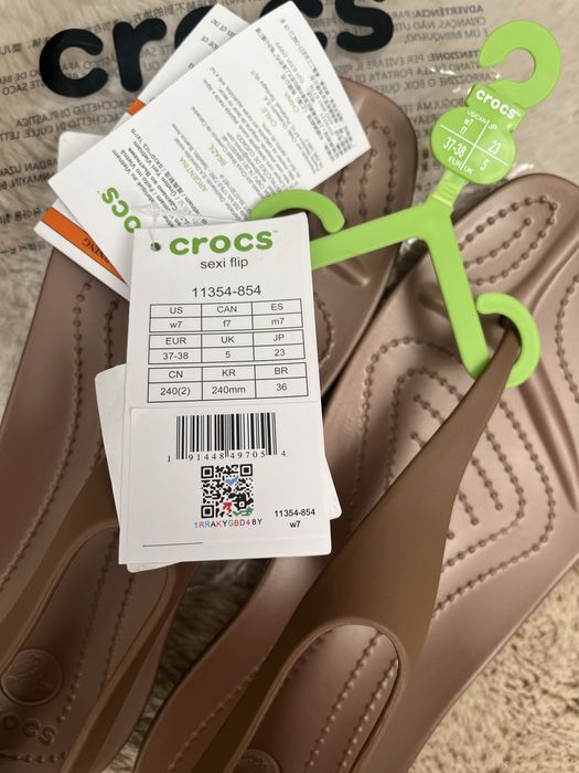 Crocs sexi flip bronze - 37,5- 7