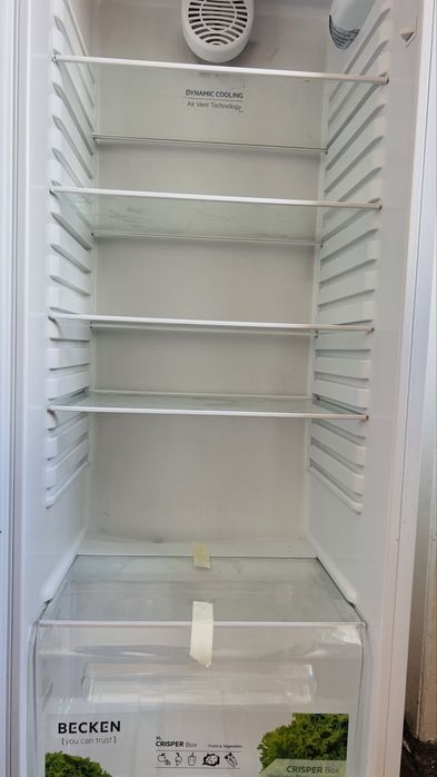 Frigorífico BECKEN sem Congelador (Ventilado - 144 cm - 250 L - Branco)