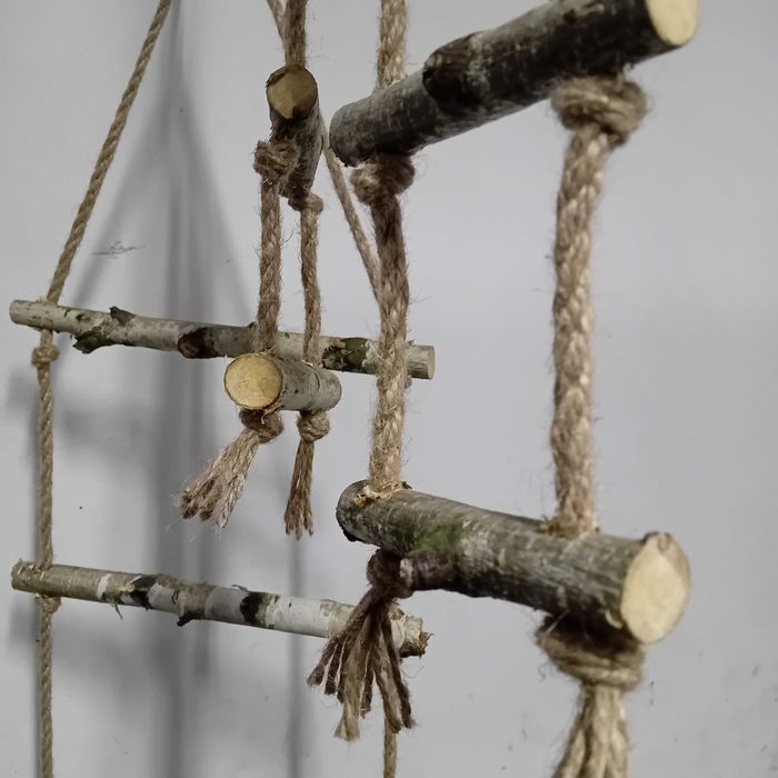 Drabinka dla papug i ptaków