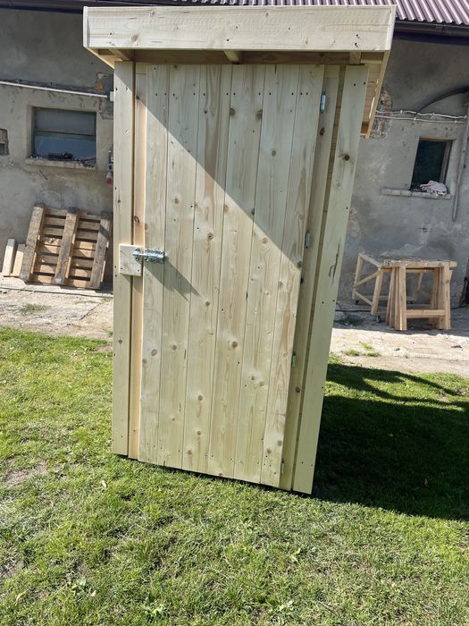 WC toaleta przenosna wychodek drewniany XXL