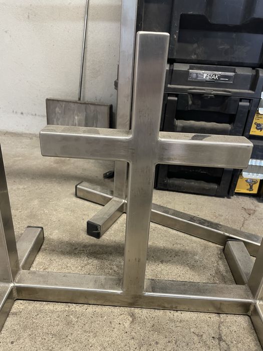 Krzyż ze stali nierdzewnej , nagrobek