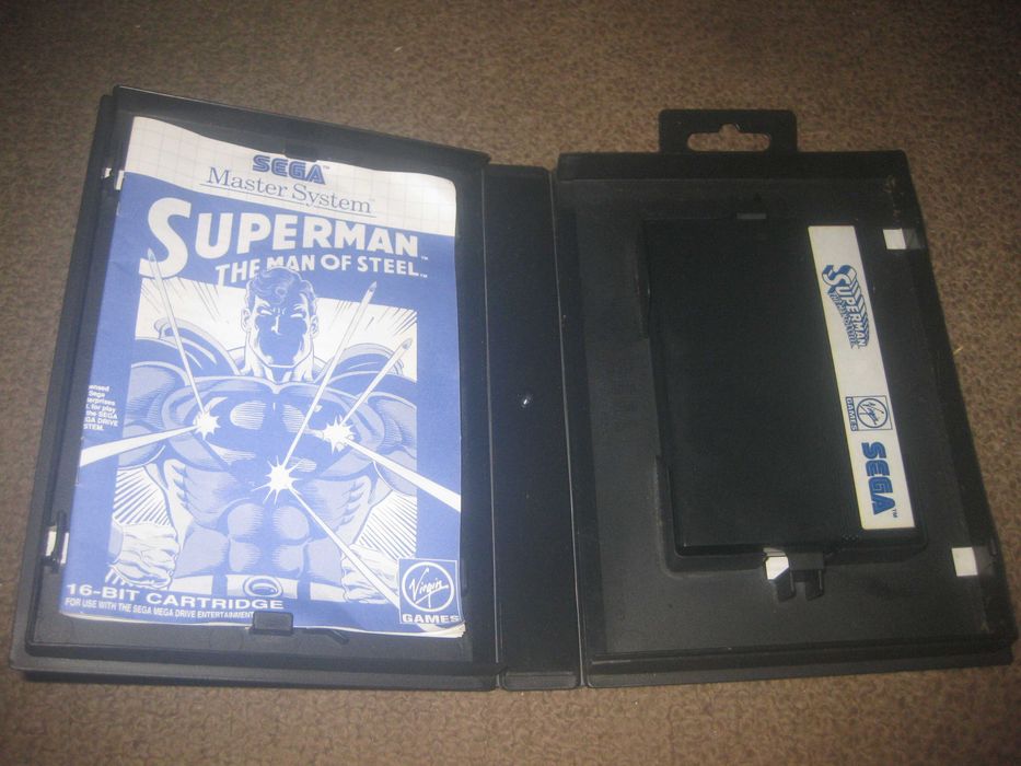 Jogo "Superman: The Man of Steel" para Sega Master System/Completo!