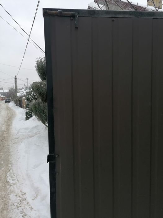 Ворота  розпашні  з металопрофеля