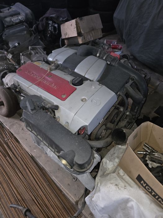 Mercedes w203 silnik kompresor skrzynia biegow  komplet