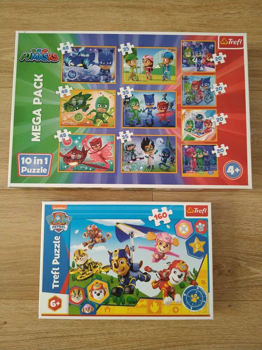 TREFL - NOWE puzzle Psi Patrol i PJMASKS.