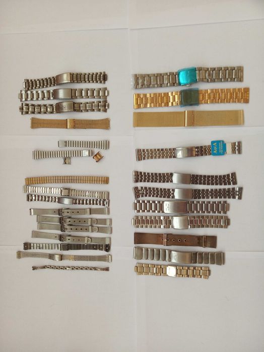 Металеві браслети до годинників