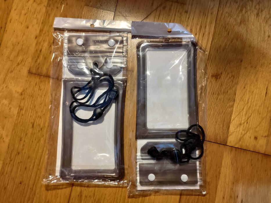 2x Bolsa à Prova D'Água pra Telemóvel iPhone, Impermeável (Novas)