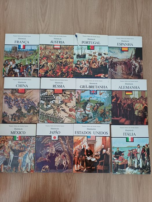 12 volumes Pequena História das Grandes Nações