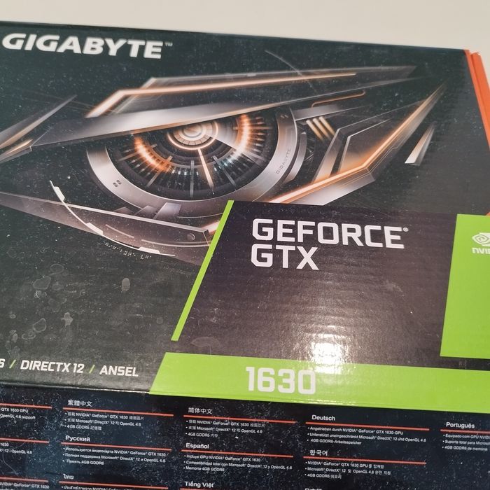 Відеокарта Gigabyte PCI-Ex GeForce GTX 1630 OC 4G 4GB GDDR6 (як нове)