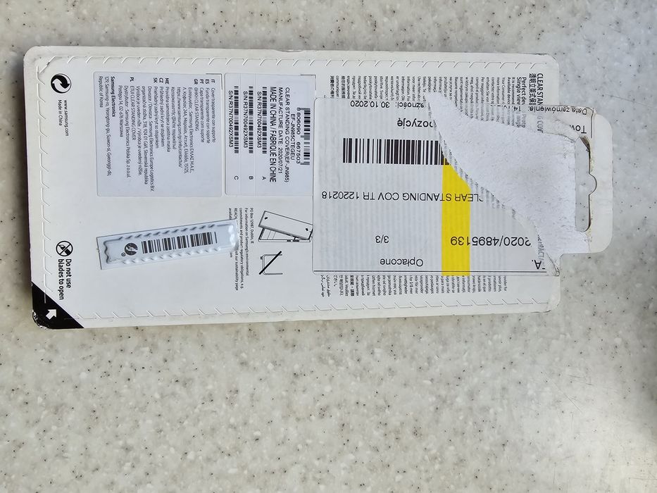 Plecki Samsung do Samsung Galaxy Note 20 bezbarwny
