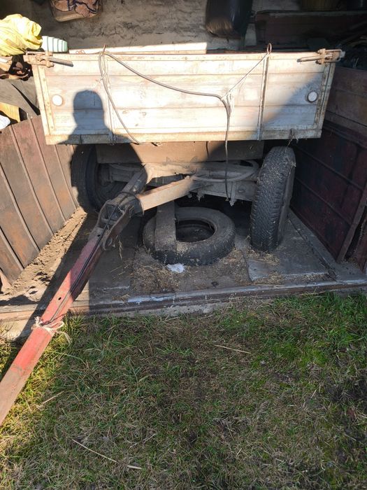 Siewnik konny przerobiony WÓZ PRZYCZEPA