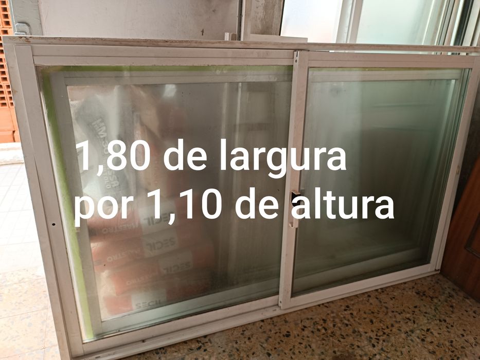2 janelas alumínio