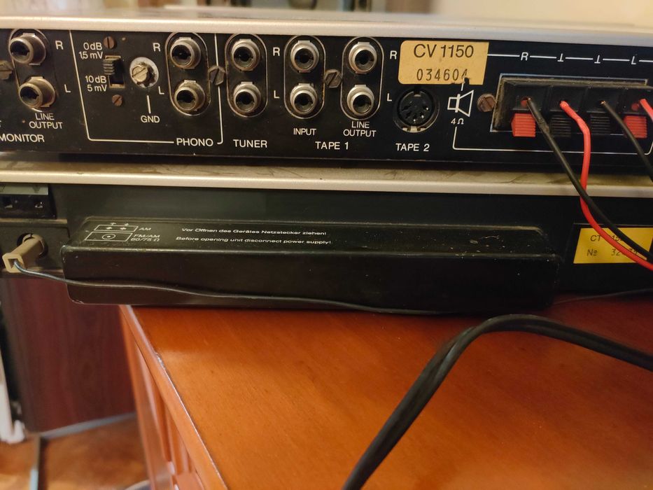 Wzmacniacz dual cv 1150- tunerct 1150 kolumny bose 40w 8 om