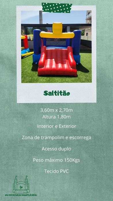 Insuflável alugamos para festas aniversário batizados  pula pula
