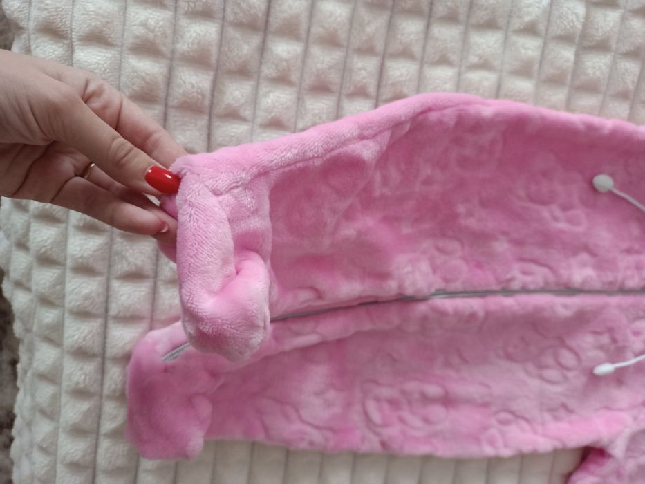 Ідеальний рожевий чоловічок махровий для дівчинки!