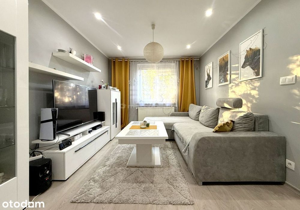 3-pokojowe mieszkanie na parterze/55,4m2/2 piwnice