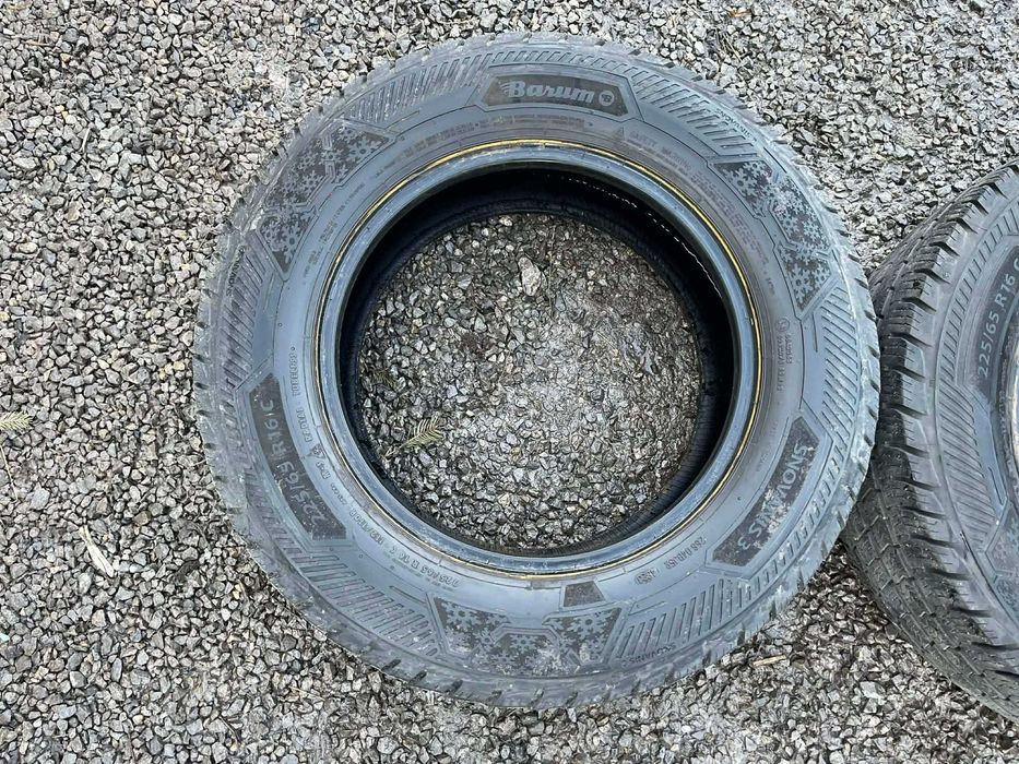 Opony 225/65R16C Barum Snovanis 3 Zima 2sztuki 6,16mm bieżnika