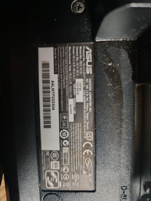 Mонитор ASUS на запчасти.