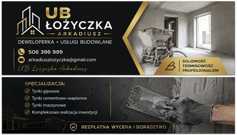 TYNKI maszynowe cem-wap i gipsowe
M