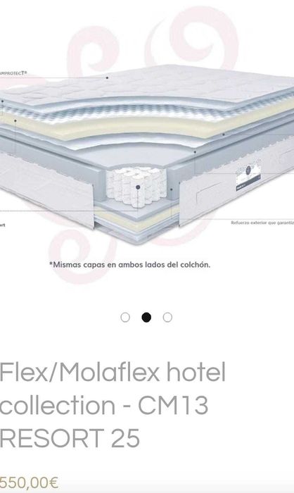 Colchões Molaflex Hotelaria 80cmx200cm e 90cmx200 (Preço Unitário)