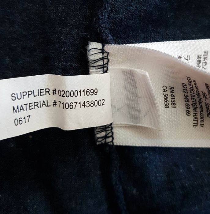футболка Ralph Lauren Polo custom slim fit оригинал L синяя