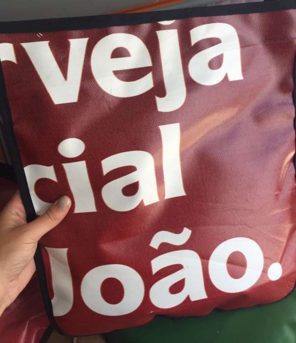 Almofadas-Carteiras de rua Super Bock e Bicho Sete Cabeças