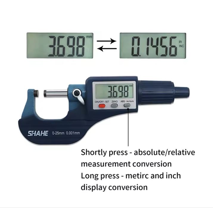 Микрометр Shahe 5202-25 электронный