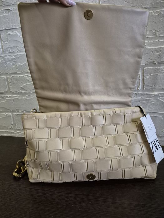 Нова шкіряна жіноча сумка Zara 100% шкіра