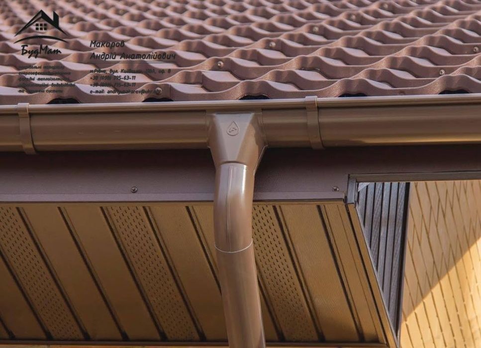 Софіт підшивка даху Asko, Vox, BudMat. Карнизна підшива. Розрахунок