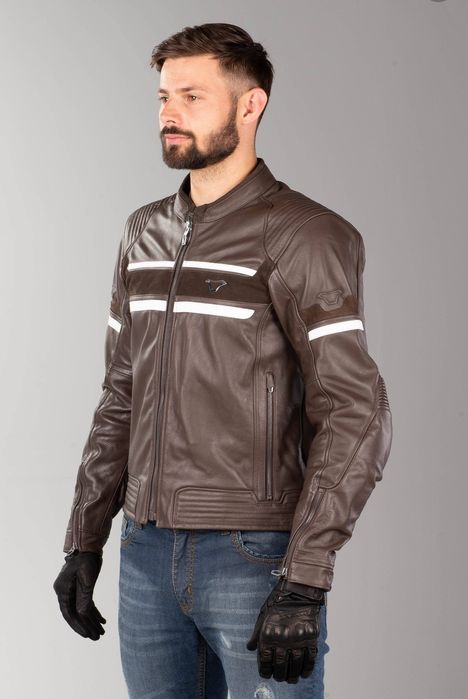 Casaco de pele Macna Rendum - Castanho