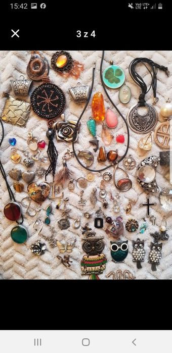 Biżuteria broszki zawieszki kolekcja różne